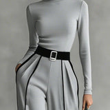 Carmen | Conjunto elegante con detalle de contraste
