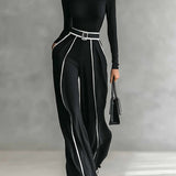 Carmen | Conjunto elegante con detalle de contraste