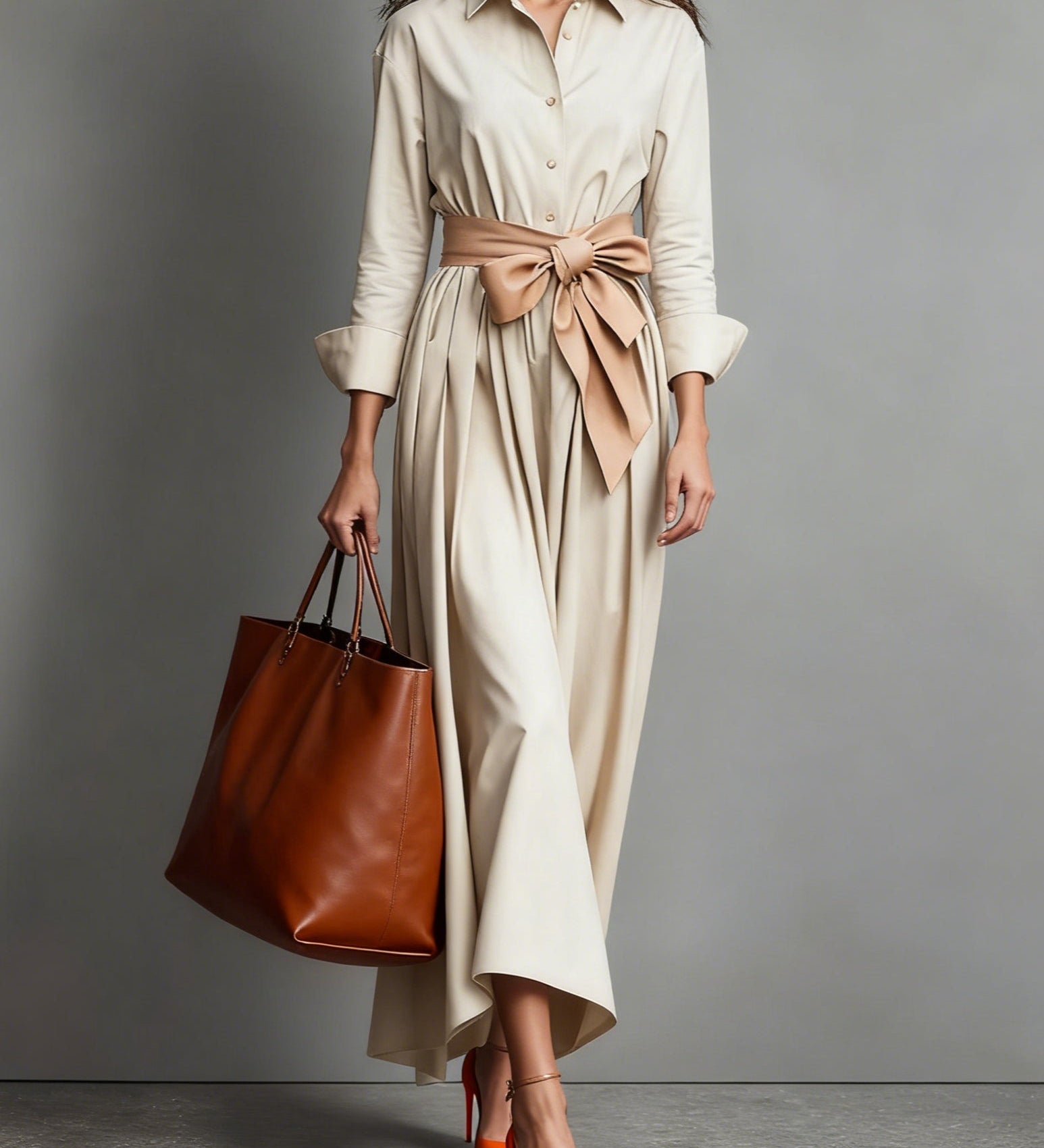 Carmen | Elegante Vestido Maxi con Detalle de Lazo