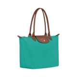 LONGCHAMP - Bolso tote grande Le Pliage, Verde turquesa