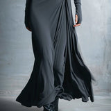 Laura ❘ Vestido maxi con nudo lateral