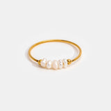 Silva - Anillo de perlas de agua dulce