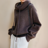 Ariana Lujo Diario – Suéter de Cuello Alto en Merino