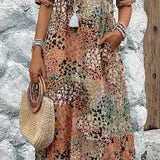 Elena | Vestido midi vibrante