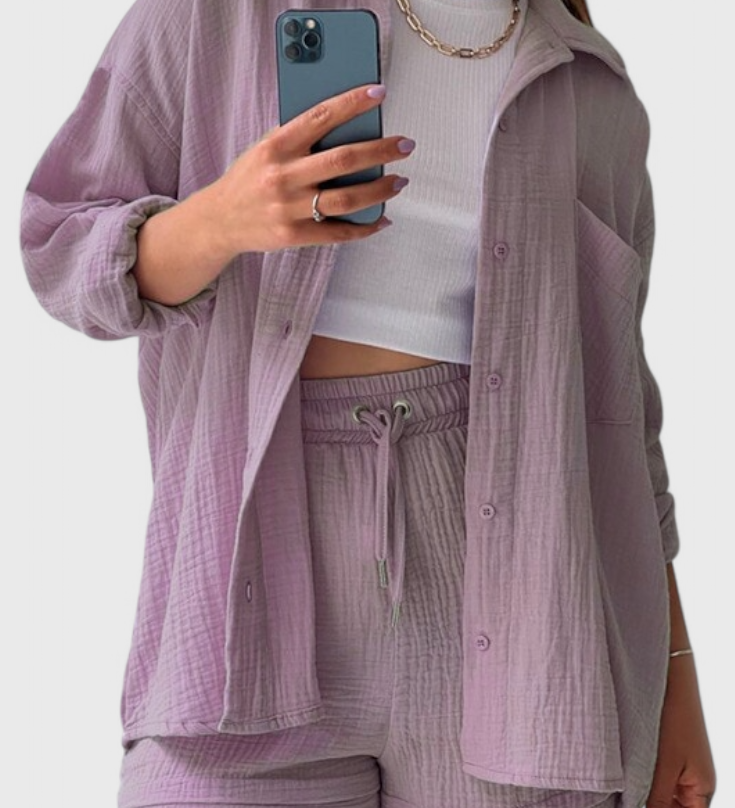 Xenia Conjunto de Collar Relajado
