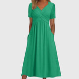 Aitana | Vestido Midi con Control de Abdomen