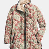 Paula | Chaqueta Acolchada Casual con Estampado Floral Vintage