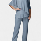 Dinah Conjunto de Dos Piezas con Silueta Femenina sin Esfuerzo