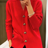 ADELE CÁRDIGAN ELEGANTE CON BOTONES DE CORAZONES