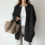 Vanna Chaqueta de Punto Lujosa con Botones