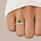 Eugenia - Anillo de cristal estratificado