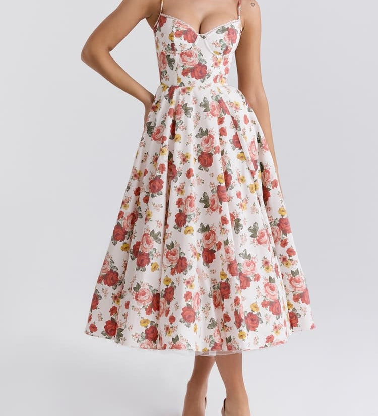 Arielle | Vestido Midi de Lujo