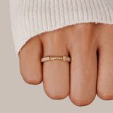Bibiana - Anillo de Perlas y Cristales