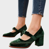 Alessia | Mocasines de Terciopelo