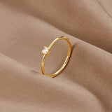 Jimena - Anillo de Corazón de Cristal