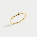 Jimena - Anillo de Corazón de Cristal