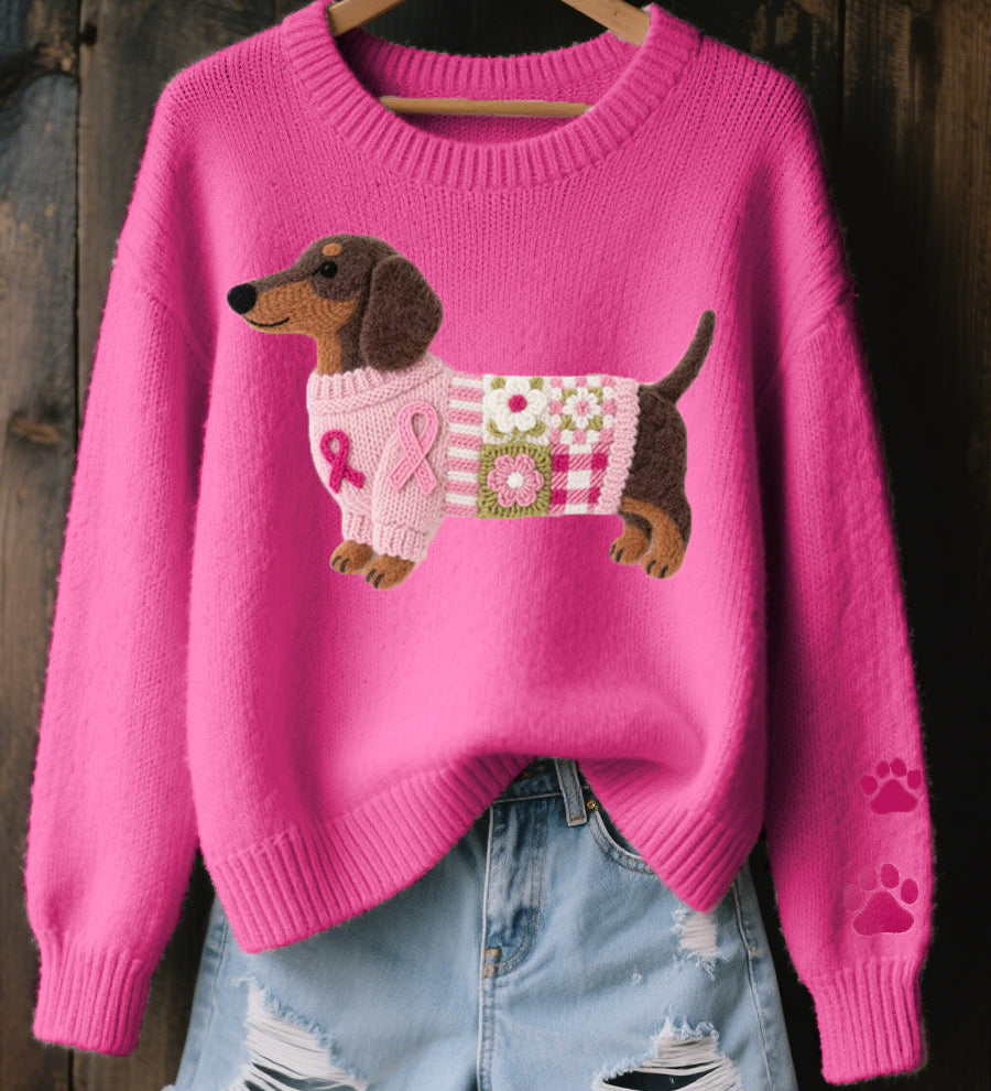 Amor Teckel™ – Suéter Patchwork Acogedor