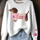 Amor Teckel™ – Suéter Patchwork Acogedor