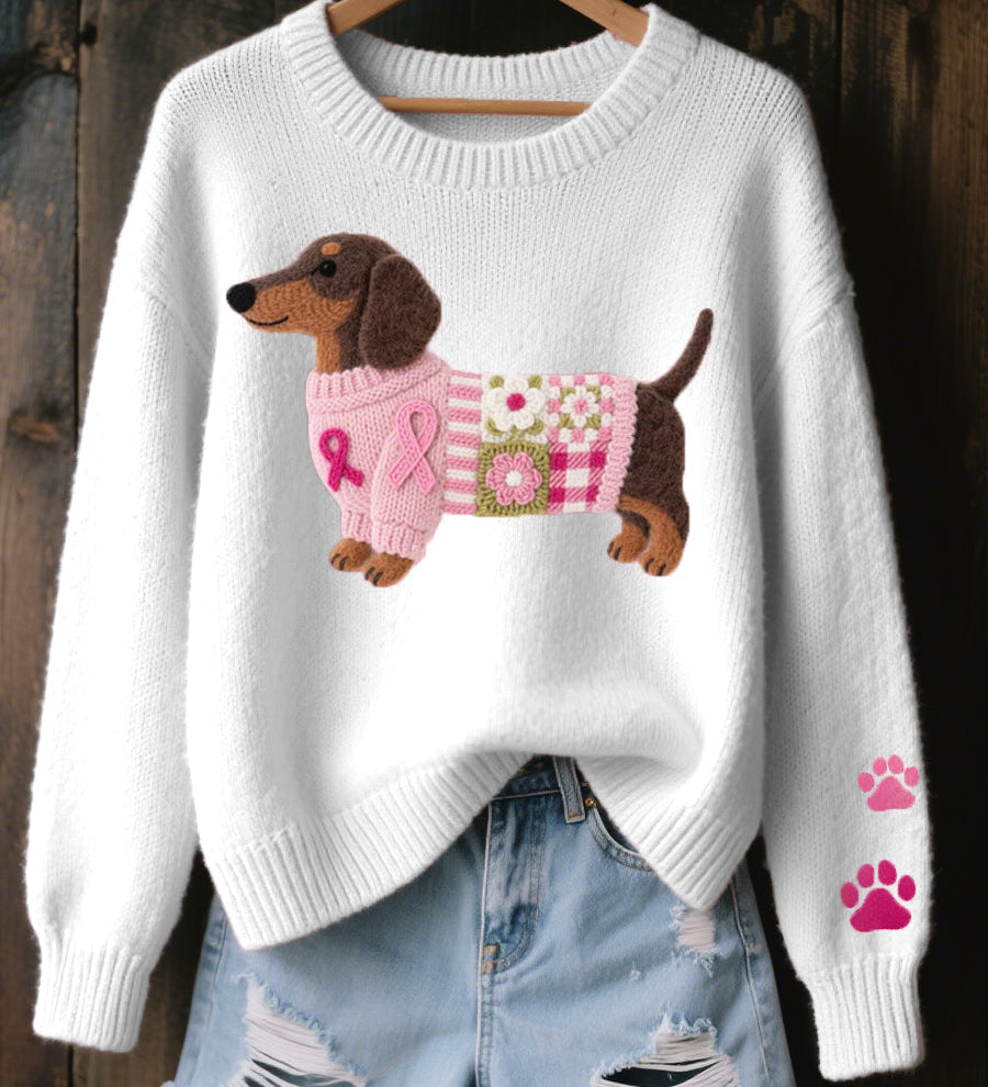 Amor Teckel™ – Suéter Patchwork Acogedor