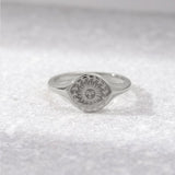 Anillo de plata para el solsticio de verano